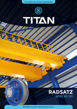 TITAN Radsatz KG 130 Serie Produktbroschüre deutsch