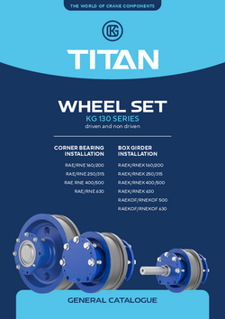 TITAN wheel sets KG 130 series product catalogue English