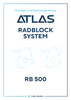 Montage- und Wartungsanleitung für ATLAS Radblocksystem Baugröße RB 200 in deutscher Sprache