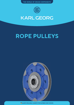 Rope pulley product catalogue English