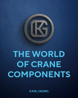 Karl Georg Imagebroschüre "The world of crane components" deutsch