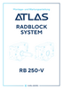 [Translate to English:] ATLAS Radblocksystem Montage- und Wartungsanleitung RB 250-V deutsch