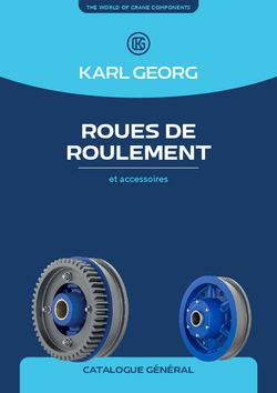Catalogue de produits Karl Georg roues et roues de grue