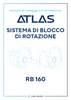 ATLAS Sistema di blocco di rotazione Istruzioni di montaggio e di manutenzione RB 160 italiano